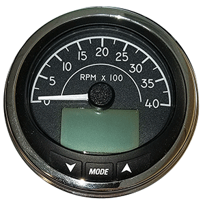 Faria Beede Instruments Faria 4" Tachometer (4000 RPM) J1939 Compatible w/o Pressure Port - Euro Black w/Stainless Steel Bezel - MGT059