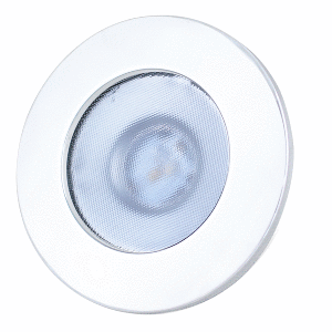 Lunasea Lighting Lunasea Gen 3 Indoor/Outdoor Recessed 3.5” LED Light - 2700K 85 CRI Dimmable COB LED - Warm White/White SS Bezel - LLB-46WW-3A-WH