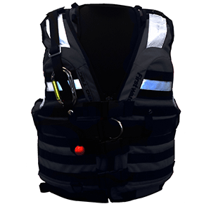 First Watch HBV-100 High Buoyancy Tactical Vest - Black - Medium to XL