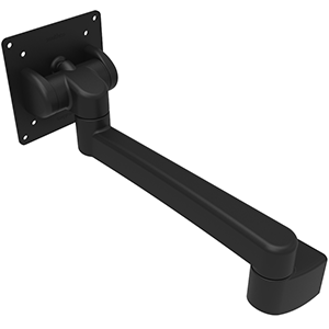 Southco Tilt Head Assembly Tilt & Swivel Single Arm - Wall Mount - Black - AV-D32-23A111-50