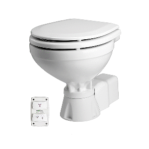 Johnson Pump Aqua T Toilet - Electric - Compact - 12V w/Solenoid - 80-47231-03