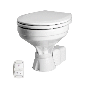 Johnson Pump Aqua T Toilet - Electric - Comfort - 12V w/Solenoid - 80-47232-03
