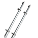 TACO 18' DELUXE OUTRIGGER POLES W/ROLLERS SILVER/SILVER Part Number: OT-0318HD-VEL