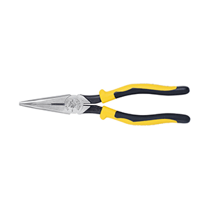 Klein Tools 8" Long Nose Pliers Side Cutting - J203-8