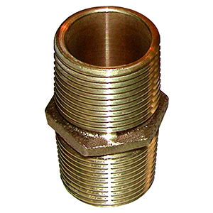 GROCO Bronze Pipe Nipple - 2-1/2" NPT - PN-2500