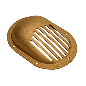 GROCO Bronze Clam Shell Style Hull Strainer w/Mount Ring f/Up To 1-1/2" Thru Hull - SC-1500