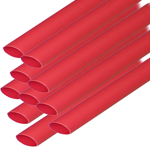 Ancor Heat Shrink Tubing 3/16" x 6" - Red - 10 Pieces - 302606