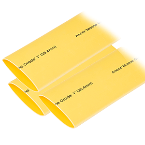 Ancor Heat Shrink Tubing 1" x 3" - Yellow - 3 Pieces - 307903