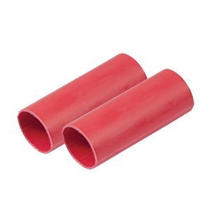 Ancor Battery Cable Adhesive Lined Heavy Wall Battery Cable Tubing (BCT) - 1" x 3" - Red - 2 Pieces - 327603