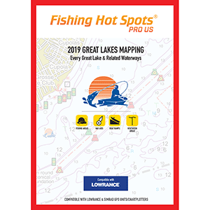 Fishing Hot Spots Pro GL 2019 Great Lakes Mapping Every Great Lake & Related Waterway for Lowrance & Simrad Units - E229