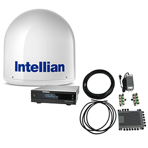 INTELLIAN Intellian i2 US & Canada TV Antenna System + SWM16 Kit - B4-I2SWM16