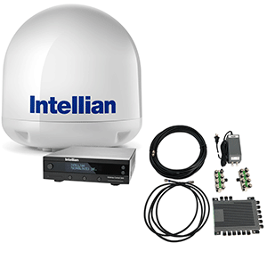 INTELLIAN Intellian i3 US & Canada TV Antenna System + SWM16 Kit - B4-I3SWM16