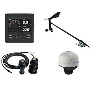 VDO Navigation Kit Plus f/Sail, Wind Sensor, Transducer, Nav Sensor, Display & Cables - A2C1352150003