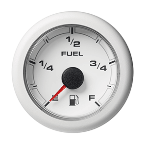 VDO 2-1/16" (52mm) OceanLink Fuel Level Empty – Full White Dial & Bezel - A2C1065940001