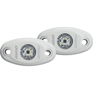 Rigid Industries RIGID Industries A-Series White Low Power LED Light Pair - Red - 482163