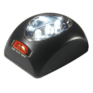 Innovative Lighting 3 White LED Portable Light w/Velcro Strips - Black Case - 005-5000-7