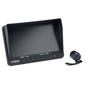 VDO 7" Display w/Rear View Black Mini Camera w/Parking Guide Lines - A2C59519819