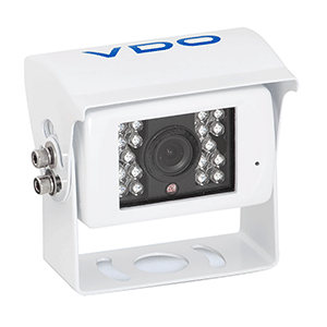 VDO 120° White Rear View Large Camera w/Sun Guard & Audio Input Option - A2C59519881-S
