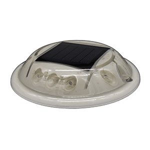 Hydro Glow C1G Round Solar Dock, Deck & Pathway Light - Green