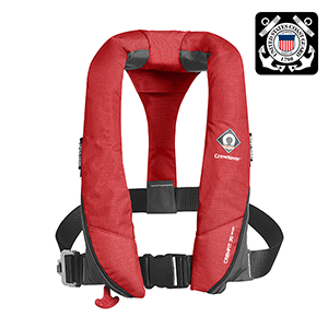 Crewsaver Crewfit 35 Sport USCG Automatic Life Jacket - Red - 55-9501RA