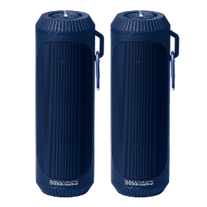 Boss Audio Bolt Marine Bluetooth® Portable Speaker System with Flashlight - Pair - Blue - BOLTBLU