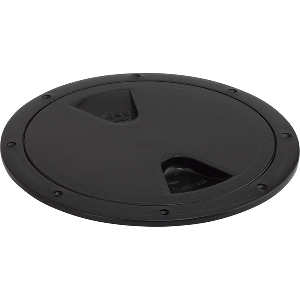 Sea-Dog Screw-Out Deck Plate - Black - 5" - 335755-1