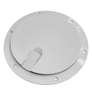 Sea-Dog Pop-Out Textured Deck Plate - White - 8" - 336282-1