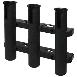 Sea-Dog Three Pole Rod Storage Rack - Black - 325039-1