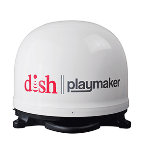 Winegard DISH Playmaker Gen2, Portable Satellite TV Antenna - White Dome - PL-7000