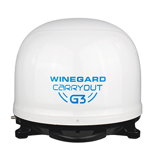 Winegard Carryout G3 Automatic Portable Satellite TV Antenna - White - GM-9000
