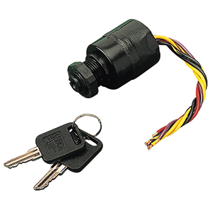 Sea-Dog Polypropylene Three Position Key Ignition Switch w/Choke - 6 Wires - 420383-1