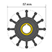 Albin Group Premium Impeller Kit 57 x 12.7 x 20mm - 12 Blade - Key Insert