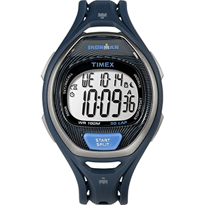 Timex IRONMAN Sleek 50 Full-Size Resin Strap Watch - Blue - TW5M17600JV
