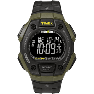Timex IRONMAN Classic 30 41mm Full-Size Resin Strap Watch - Green/Black - TW5M24200JV