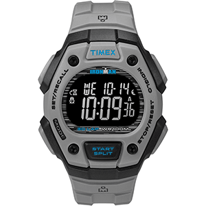 Timex IRONMAN Classic 30 41mm Full-Size Resin Strap Watch - Black/Grey - TW5M24300JV