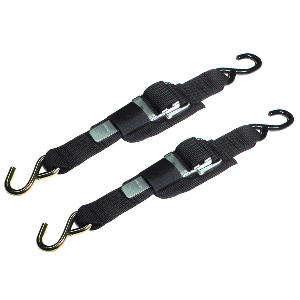 Rod Saver Paddle Buckle Trailer Tie-Down - 2" x 2' - Pair - 2PB2