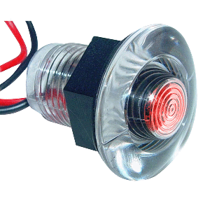 Aqua Signal Lima Single LED Accent Light - Red - 16415-7