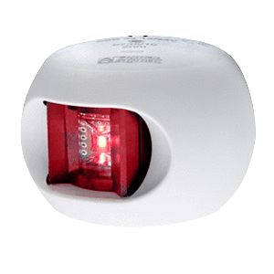 Aqua Signal Series 33 Port LED Side Mount Light - White Housing - 33303-7
