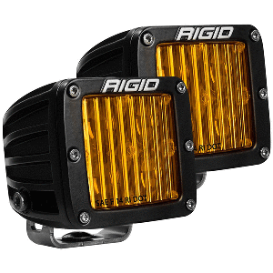 Rigid Industries RIGID Industries D-Series SAE Compliant Fog Light - Black w/Yellow Light - 504814