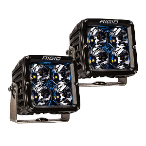 RIGID Industries Radiance Pod XL – Black Case w/Blue Backlight – Pair