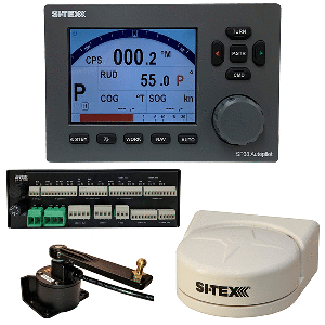 SI-TEX SP38-1 Autopilot Core Pack Including 3 Axis Rate Compass & Rotary Feedback, No Pump