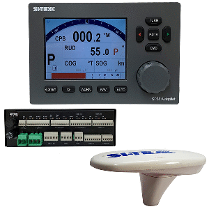 SI-TEX SP38-19 Autopilot Core Pack Virtual Feedback System Including Compact GPS Compass, No Pump