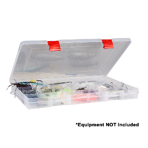 Plano 2-Tray Tackle Box w/Dual Top Access - Smoke &Bright Orange