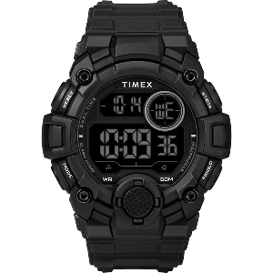 Timex Men&#39;s A-Game DGTL 50mm Watch - Black CD-79834
