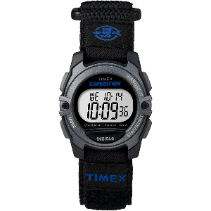 Timex Expedition&reg; Digital Core Fast Strap - Black/Blue CD-79847