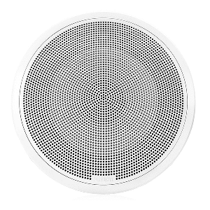 FUSION FM-S10RW FM Series 10&quot; 400W Flush Mount Marine Subwoofer - Round Grill - White CD-80251