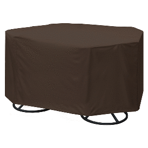 True Guard 4-Chair 600 Denier Rip Stop Patio Dining Set Cover