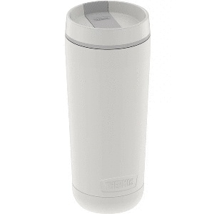 Thermos Guardian Collection Stainless Steel Tumbler 5 Hours Hot/14 Hours Cold - 18oz - Sleet White CD-81317