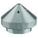T-H MARINE G FORCE ELIMINATOR CLEAR/SILVER PROP NUT FOR Part Number: GFEL-MG-C-DP