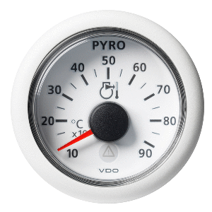 Veratron 52 MM (2-1/16&quot;) ViewLine Pyrometer - 100&deg; to 900&deg;C - White Dial &amp; Bezel CD-81546
